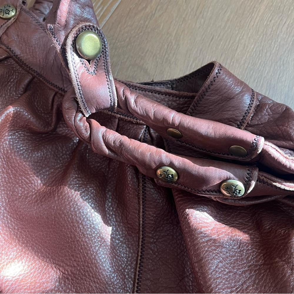 Lucky Brand Boho Leather Shoulder Bag - Picture 3 of 10